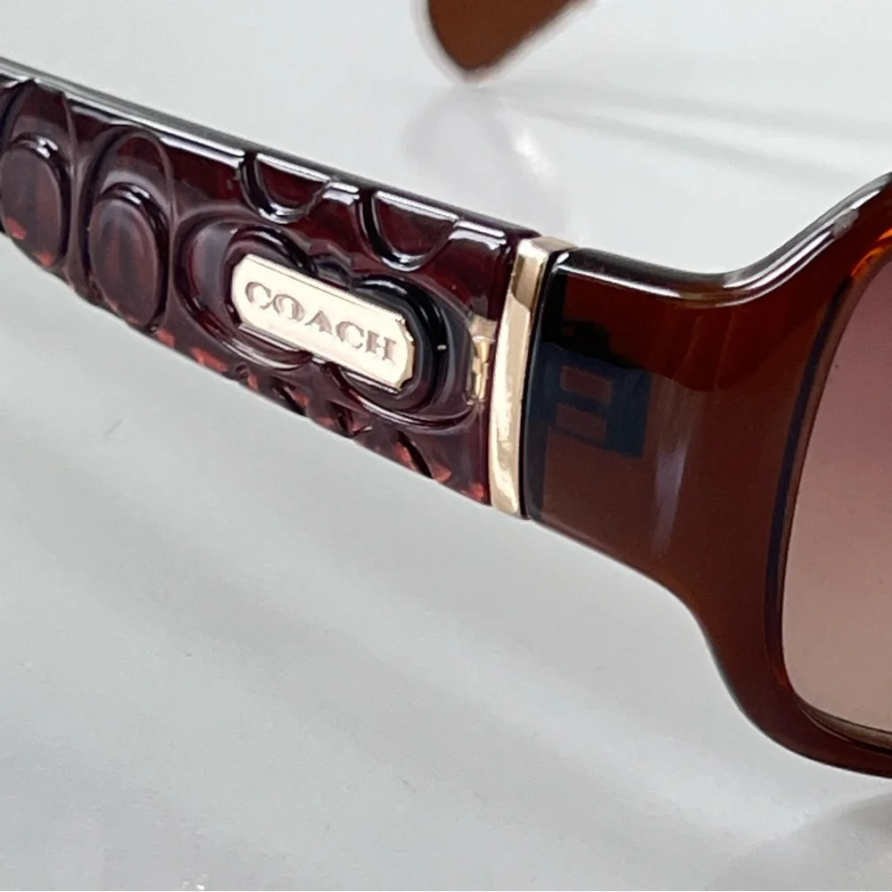 Coach Women's Brown Sunglasses UV400 Protection - Picture 5 of 14